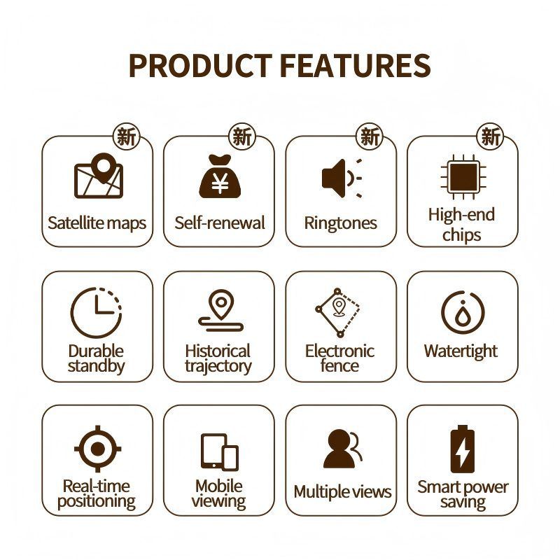 Traqueur GPS pour bétail à longue durée de veille et de suivi en temps réel pour bovins et ovins