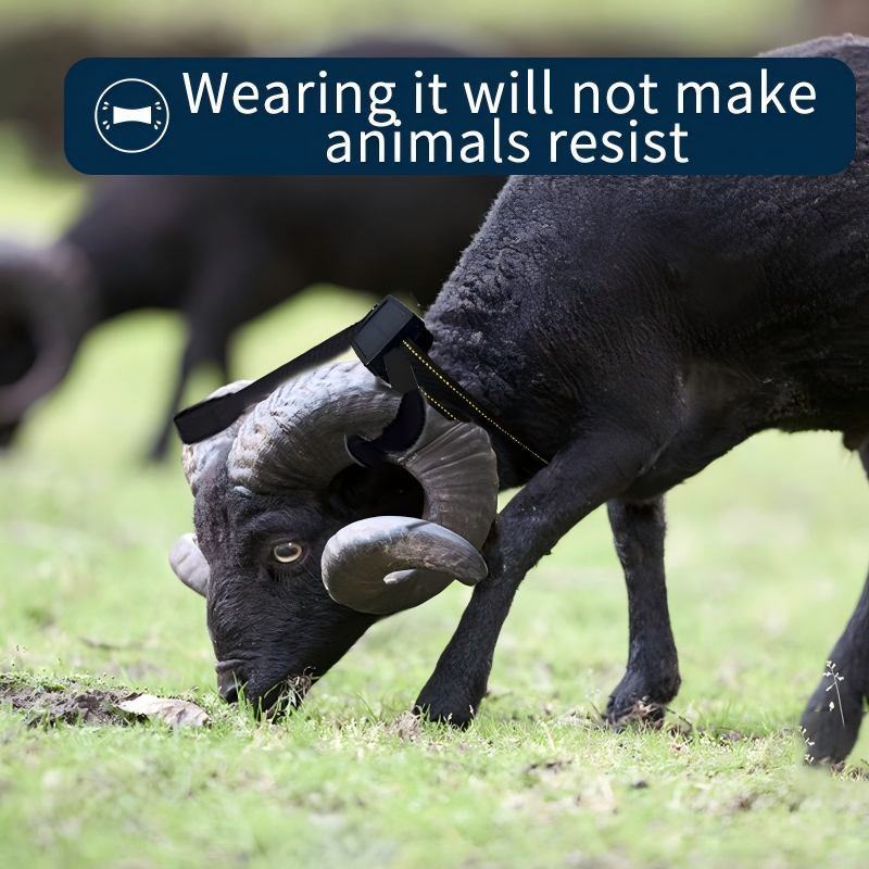 Traqueur GPS solaire pour animaux IP68 imperméable aux eaux moutons bétail