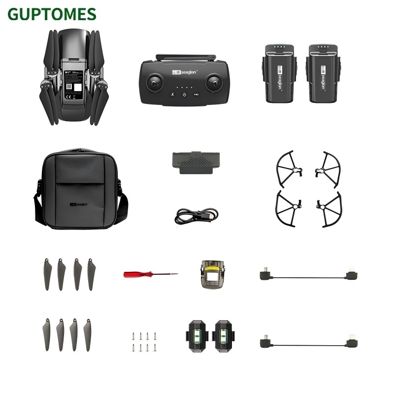 Drones pour le bétail 4K double caméra GPS avec batterie 5000mAh, FPV 16km et 40min d'autonomie