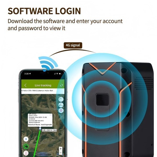 Durable Super Long Standby Livestock GPS Tracker Real Time Monitoring For Cattle