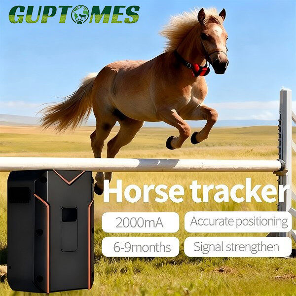 Horse GPS Tracker with 6-9 Months Standby & Voice Intercom